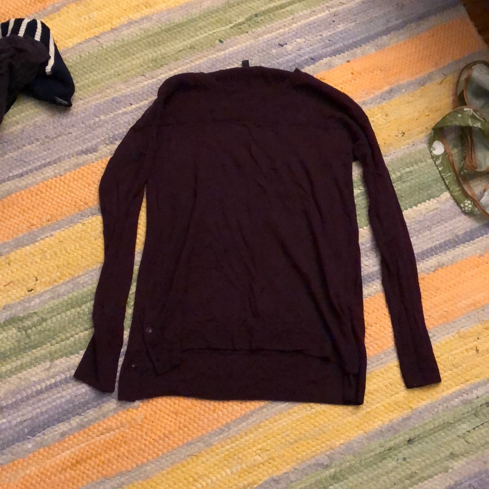 Toad & Co medium burgundy sweater
